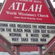 ATLAH World Missionary Church in New York City
TWITTER